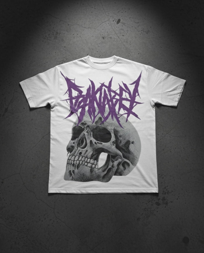 MORTAL “VOID PURPLE” Oversized T-Shirt – 240 GSM French Terry Streetwear