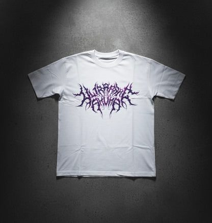 MORTAL “VOID PURPLE” Oversized T-Shirt – 240 GSM French Terry Streetwear