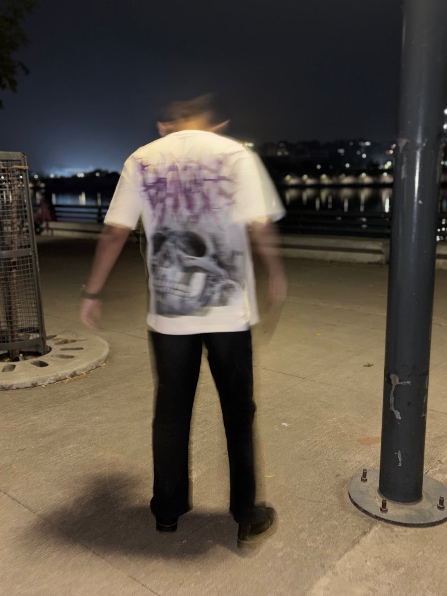 MORTAL “VOID PURPLE” Oversized T-Shirt – 240 GSM French Terry Streetwear